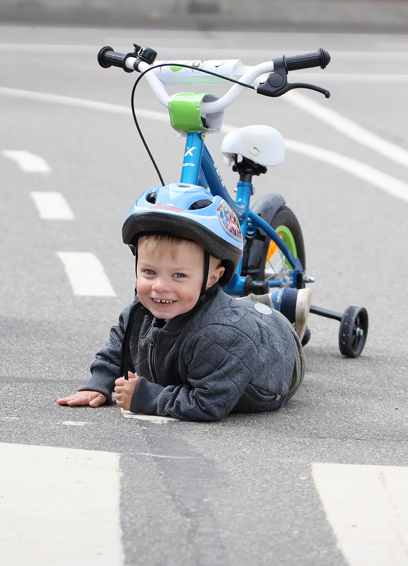 Cykelleg i børnehuset